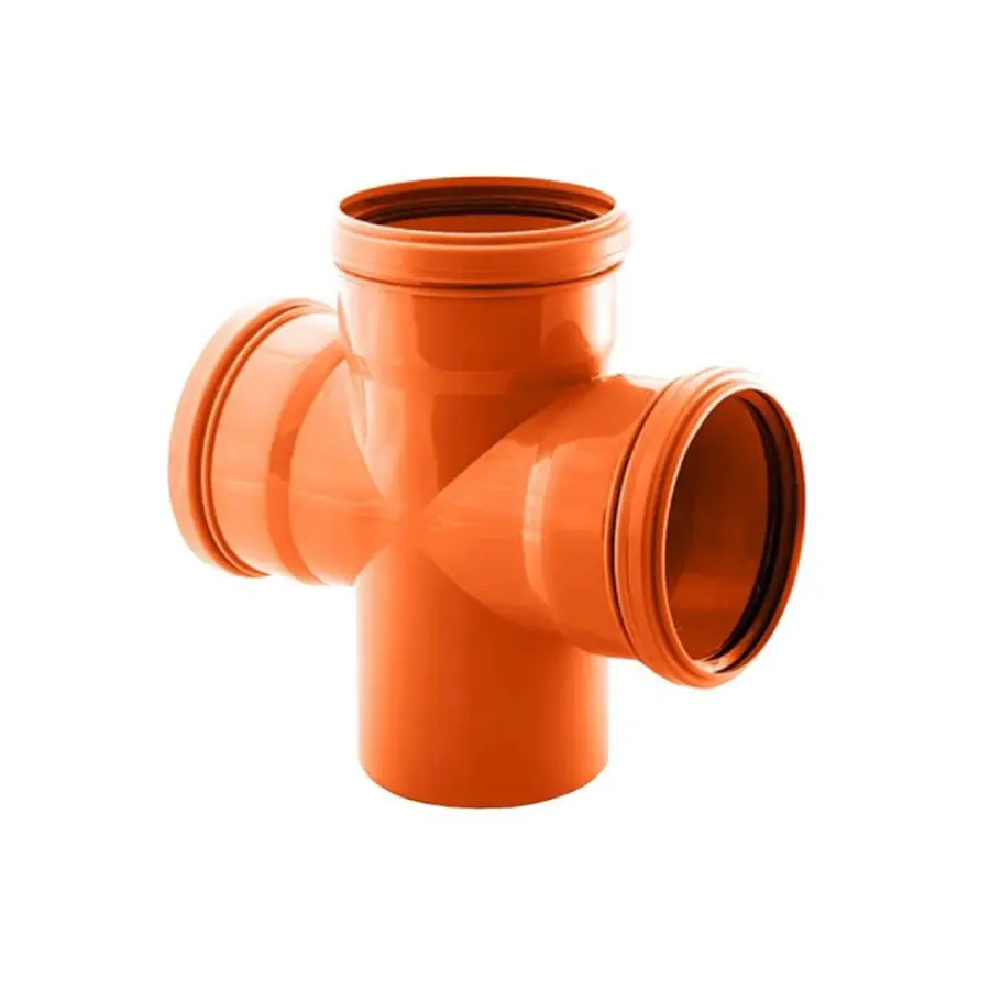 Крестовина ПВХ канализационная 160