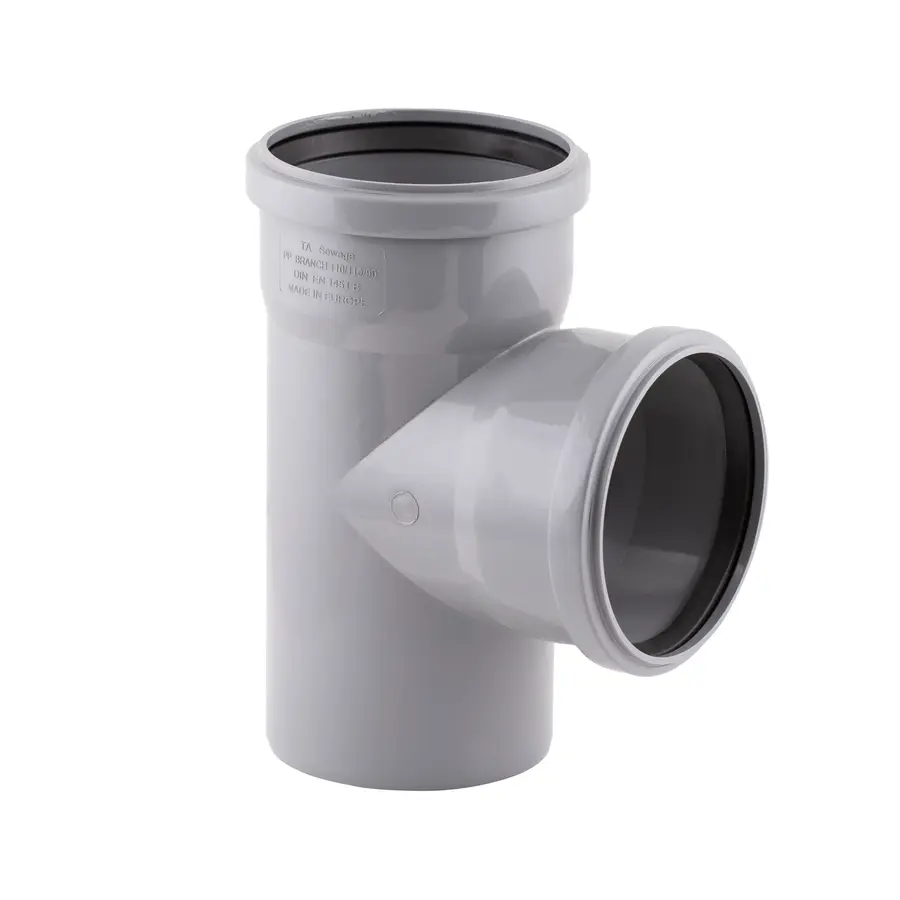 Тройник PPR канализационный TA Sewage 110, 90 °
