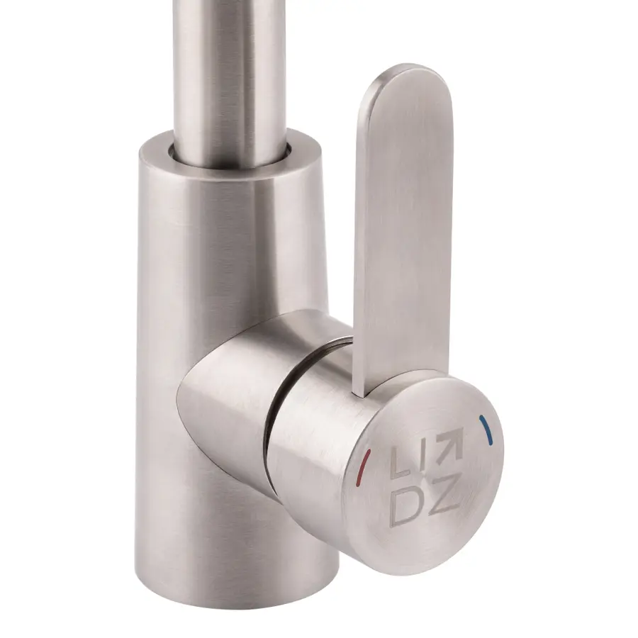 Смеситель для кухни Lidz (NKS) 11 31 014F-5 стальной