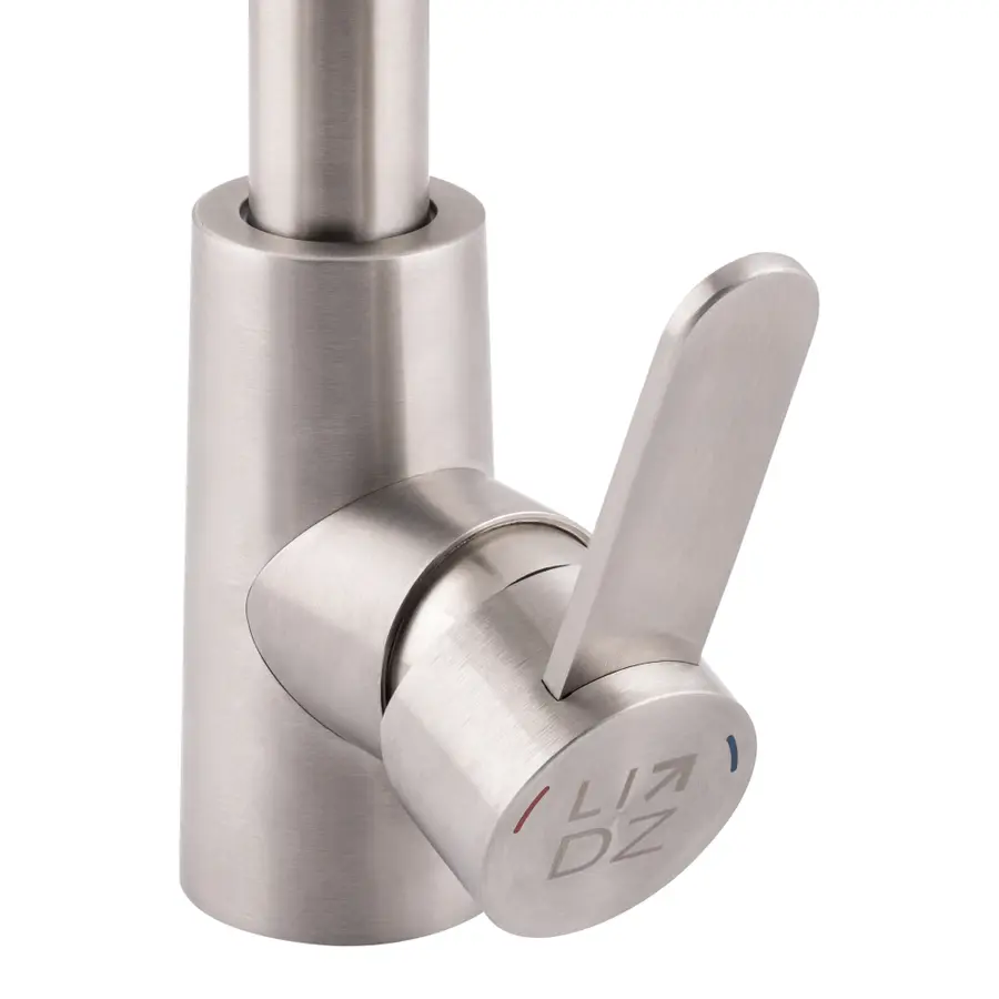 Смеситель для кухни Lidz (NKS) 11 31 014F-5 стальной