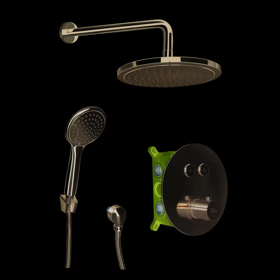 Душевая система скрытого монтажа Qtap Inspai-Therm CRM T20250102