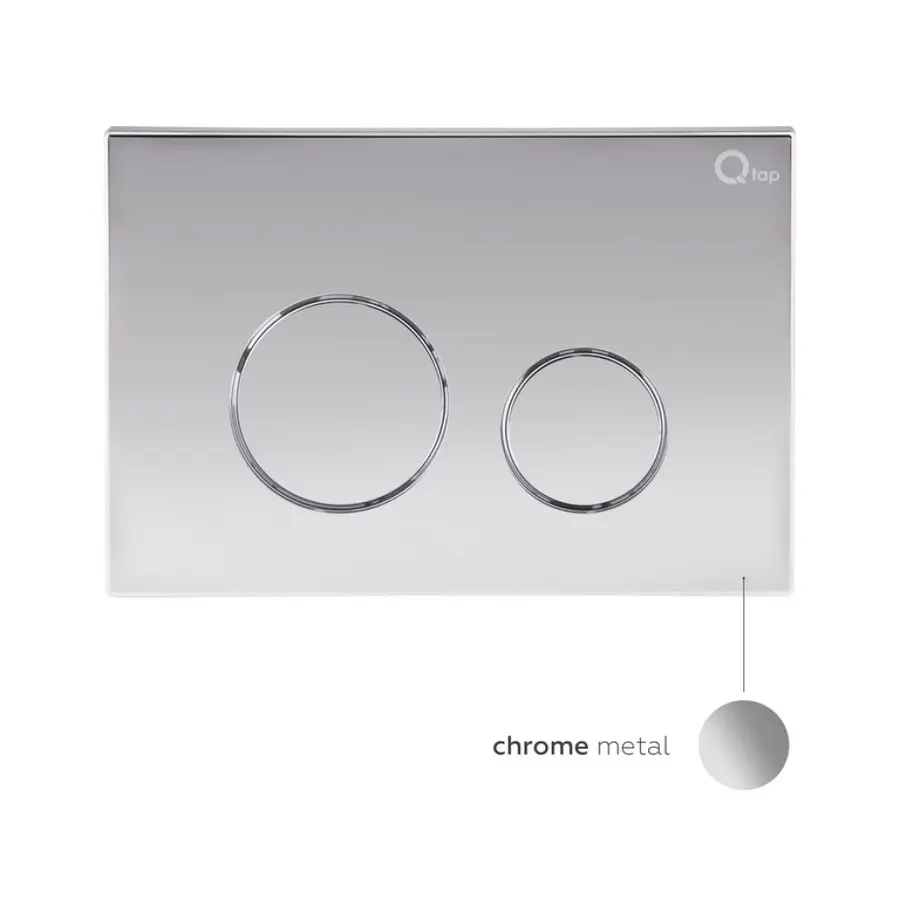 Инсталляция для унитаза Qtap Nest M425-M11CRM с панелью смыва Chrome