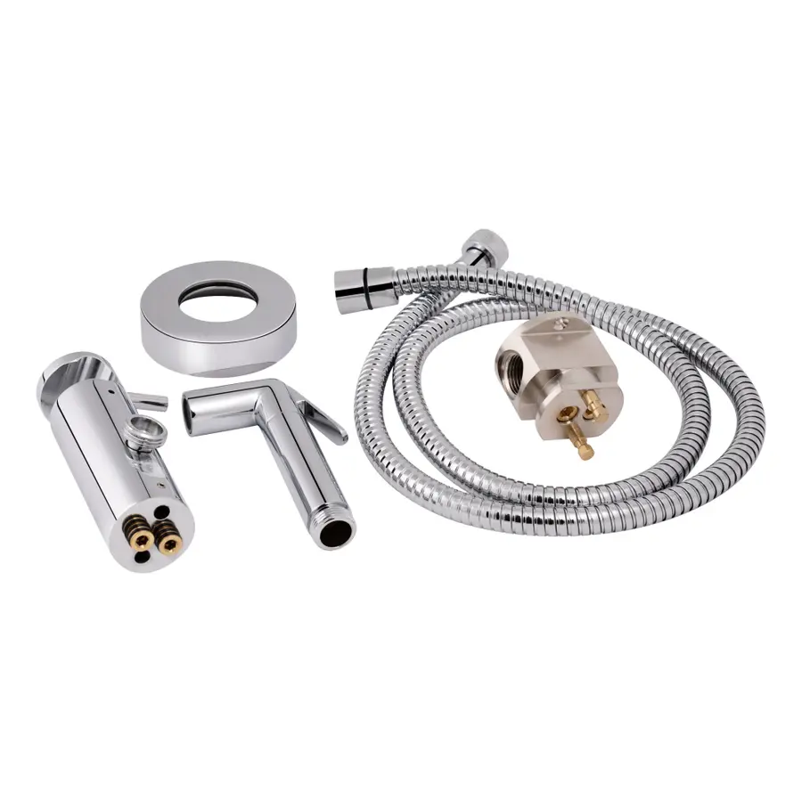 Набор для гигиенического душа со смесителем Qtap Inspai-Varius CRM V00370101