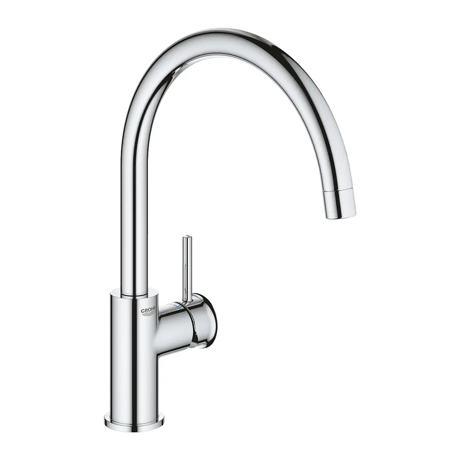 Кухонний змішувач сталевий Grohe BauClassic 31234001