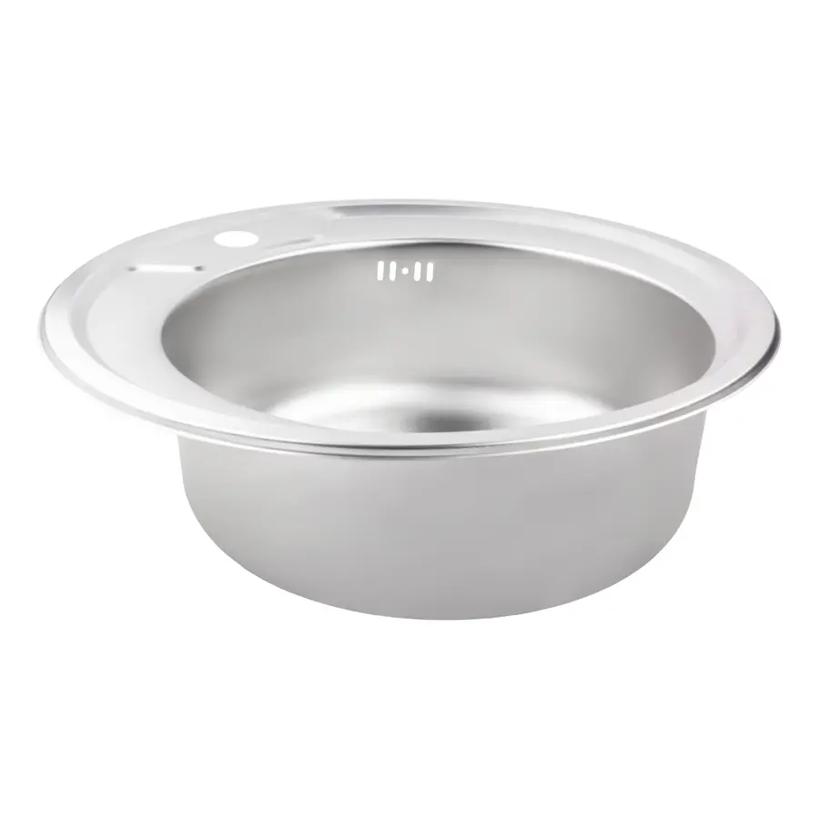 Кухонная мойка Lidz 490-A 0,6 мм Micro Decor (LIDZ490AMDEC06)