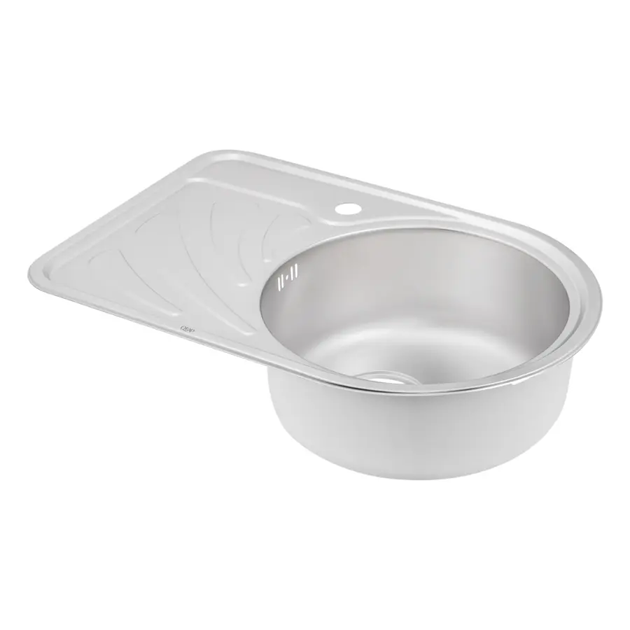 Кухонная мойка Qtap 6744R 0,8 мм Satin (QT6744RSAT08)