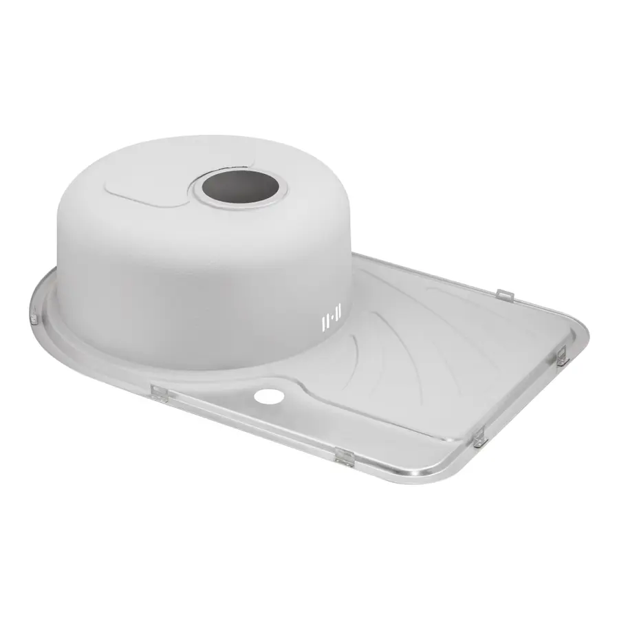 Кухонная мойка Qtap 6744R 0,8 мм Satin (QT6744RSAT08)