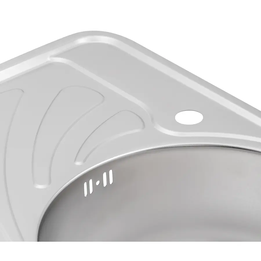 Кухонная мойка Qtap 6744R 0,8 мм Satin (QT6744RSAT08)