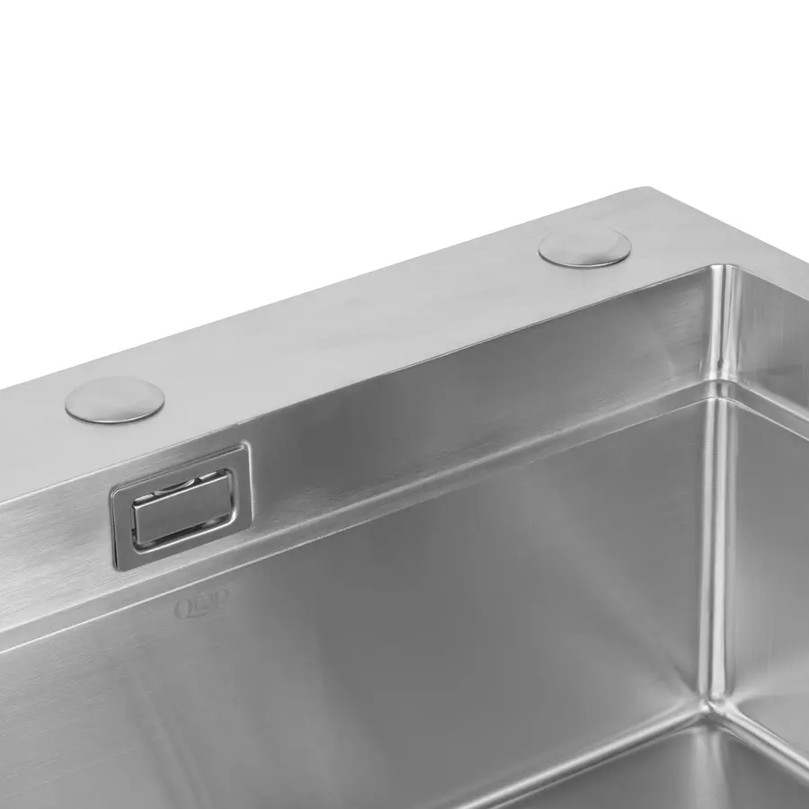 Кухонная мойка Qtap DH6050 3.0 / 1.2 мм Satin + сушилка + дозатор для моющего средства