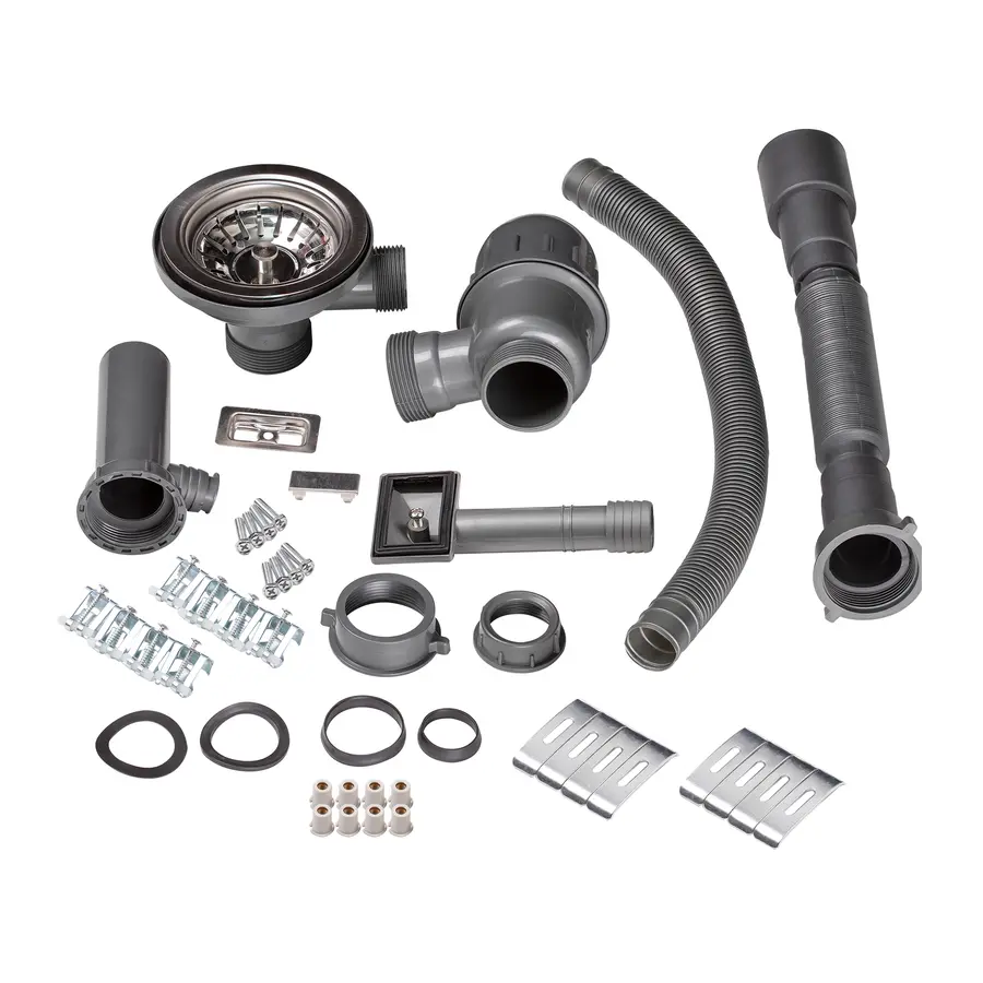 Кухонная мойка Qtap DH6050 3.0 / 1.2 мм Satin + сушилка + дозатор для моющего средства