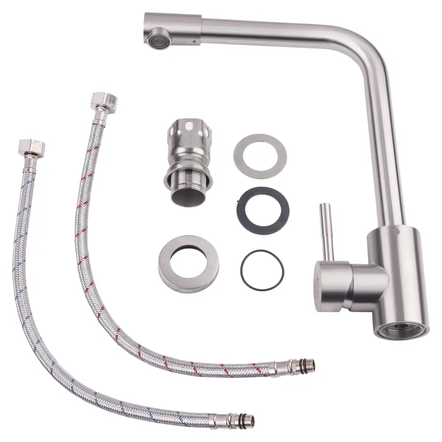 Смеситель для кухни Lidz (NKS) 12 32 015F-13 стальной