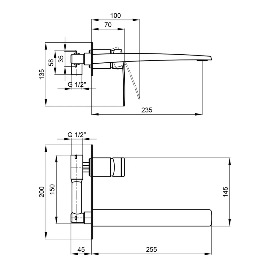 Змішувач для раковини Qtap Kralovice 11105C