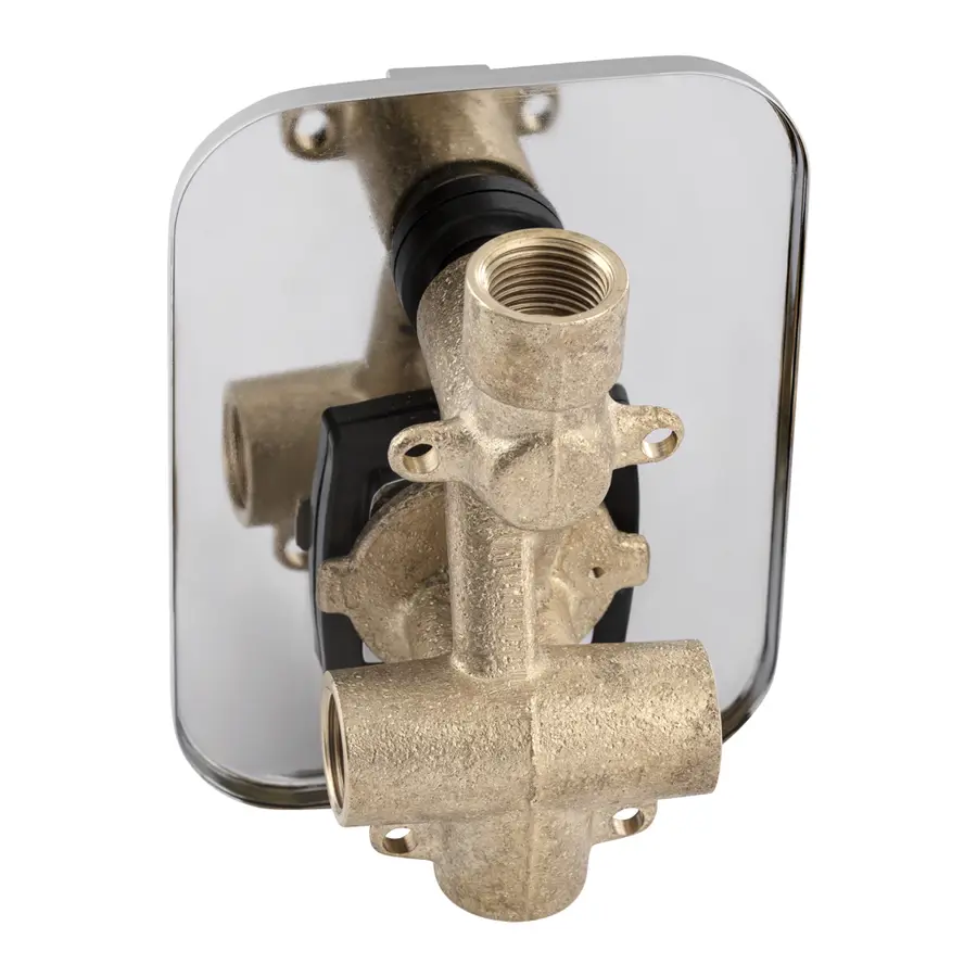 Змішувач прихованого монтажу для душу Qtap Namesti 6225102NC для двох споживачів