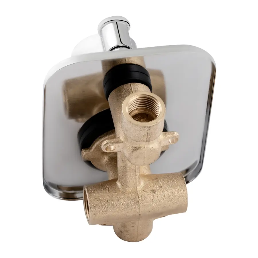 Смеситель скрытого монтажа для душа Qtap Flaja 6210102NDC для двух потребителей