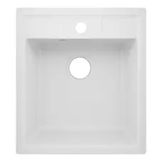 Кухонна гранітна мийка Lidz 460х515/200 WHI-01 (LIDZWHI01460515200)