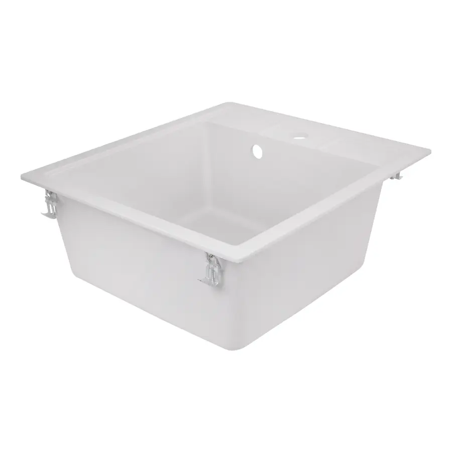 Кухонная гранитная мойка Lidz 460х515 / 200 WHI-01 (LIDZWHI01460515200)