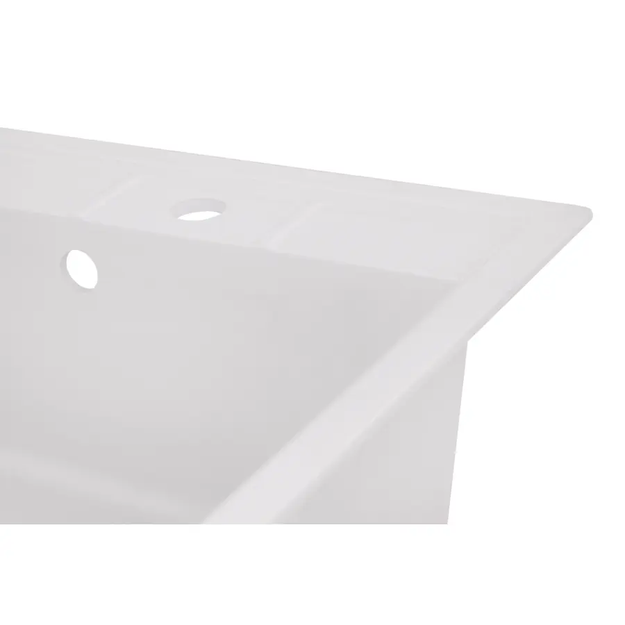 Кухонная гранитная мойка Lidz 460х515 / 200 WHI-01 (LIDZWHI01460515200)