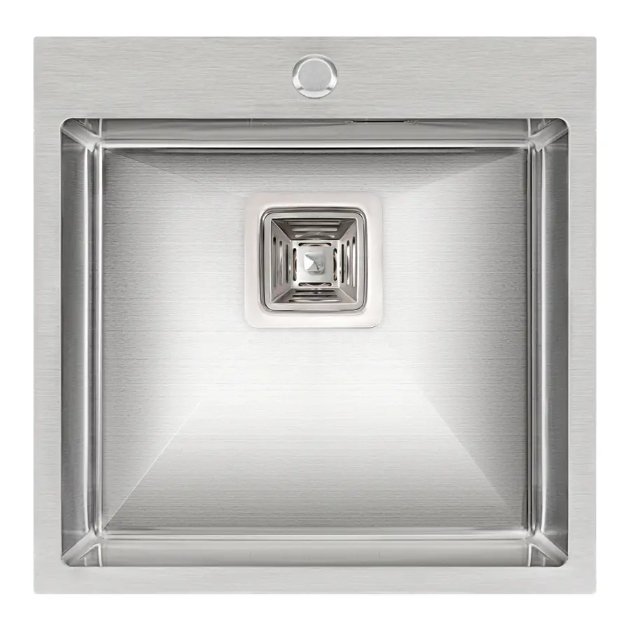 Кухонная мойка Qtap DK5050 2.7 / 1.0 мм Satin (QTDK50502710)