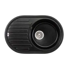 Кухонна гранітна мийка Lidz 780x500/200 BLM-14 (LIDZBLM14780500200)