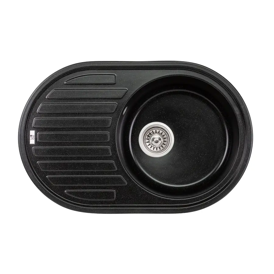 Кухонна гранітна мийка Lidz 780x500/200 BLM-14 (LIDZBLM14780500200)