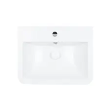 Раковина подвесная моноблок Qtap Tern 565х445х385 White с донным клапаном QT1711003GW