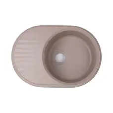 Кухонна гранітна мийка Qtap CS 7451 Beige (QT7451BEI551)