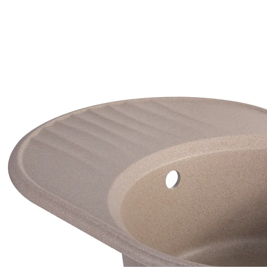 Кухонна гранітна мийка Qtap CS 7451 Beige (QT7451BEI551)
