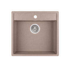 Кухонна гранітна мийка Qtap CS 5250 Beige (QT5250BEI551)