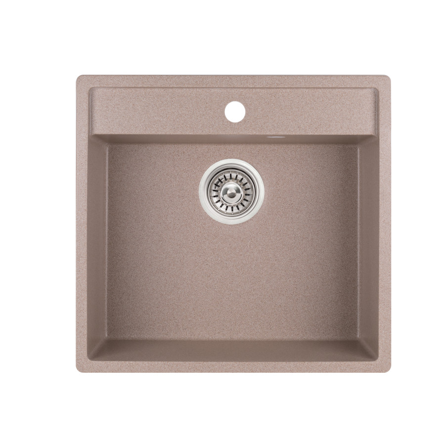 Кухонная гранитная мойка Qtap CS 5250 Beige (QT5250BEI551)