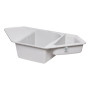 Кухонна гранітна мийка з додатковою чашею Lidz 1000x500/225 GRA-09 (LIDZGRA091000500225)