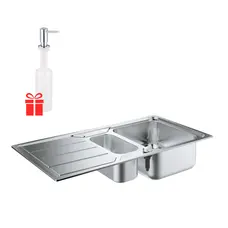 Мийка кухонна Grohe K500 31572SD0 + дозатор для миючого засобу Contemporary 40536000