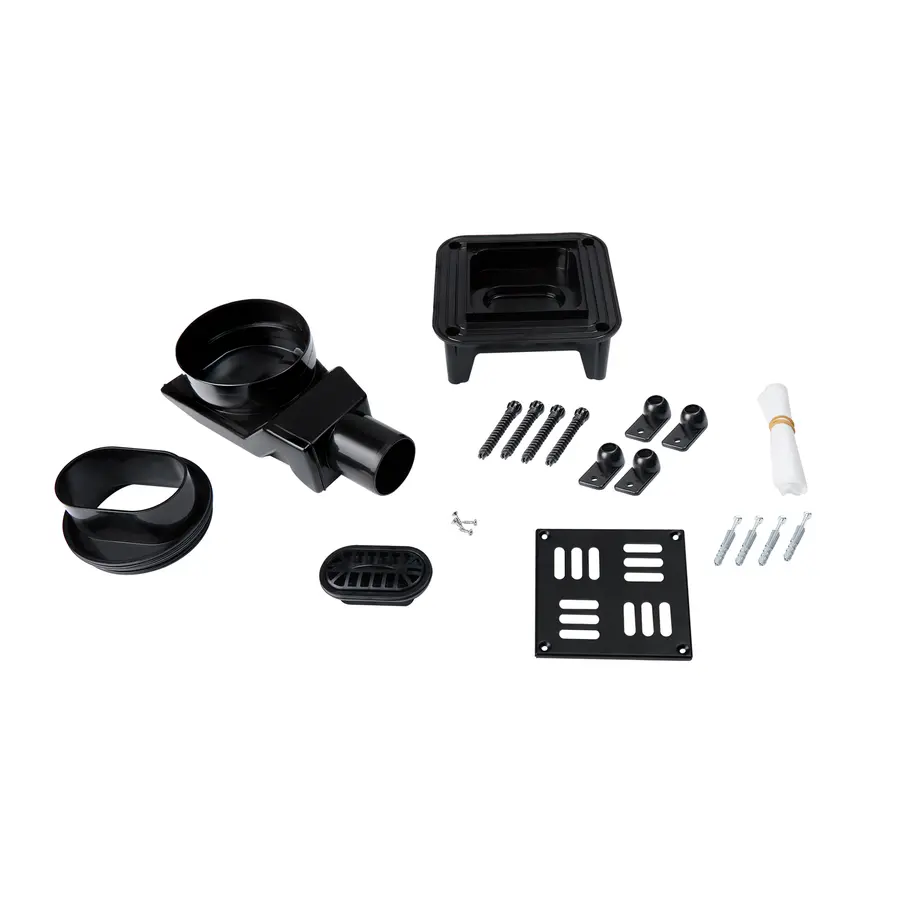 Трап Qtap Presto BLA6011304 точковий з комбінованим закривом та нержавіючою решіткою