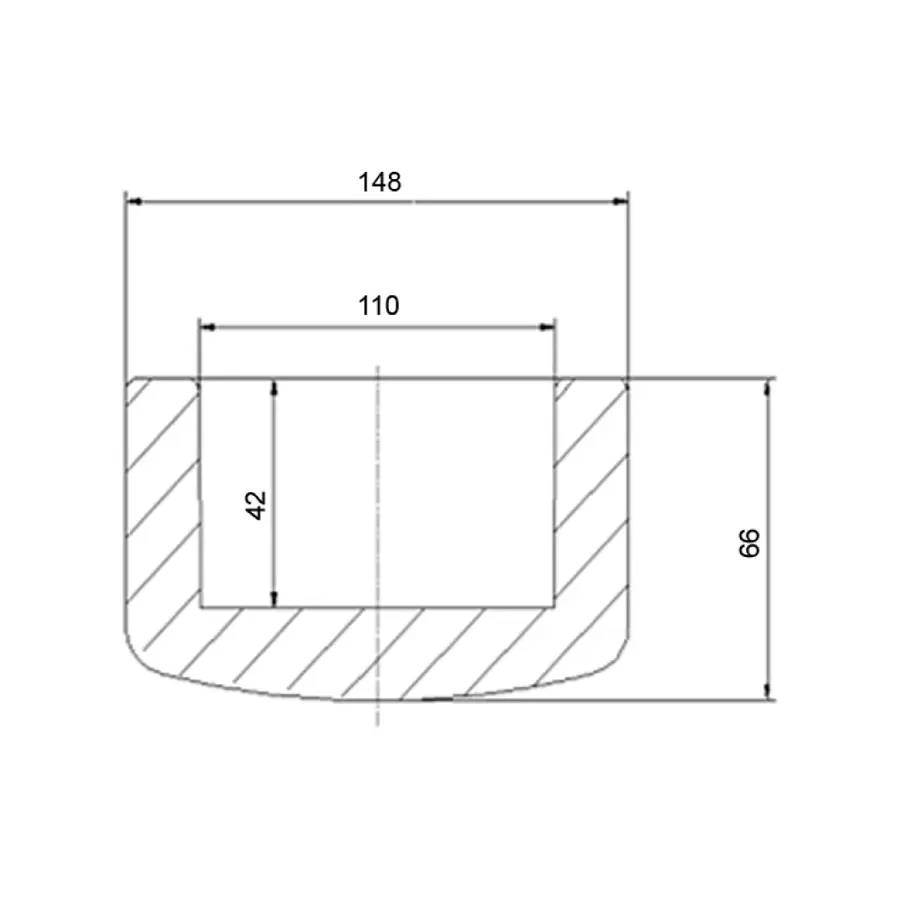 Заглушка PPR Blue Ocean 110