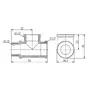 Трійник SD Forte 1/2" ВВЗ SF36315