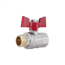 Кран кульовий SD Plus 1/2" ВЗ для води (метелик) SD607NW15PN40