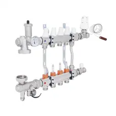 Колекторна група Icma 3/4" 4 виходи, з витратоміром №A2K013