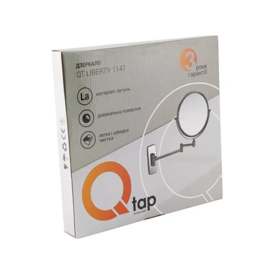 Дзеркало косметичне Qtap Liberty ORO 1147