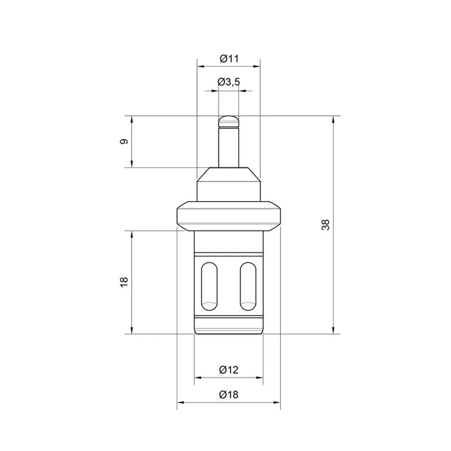 Термоелемент Icma для антиконденсаційного клапана 70°C №9023