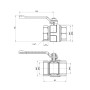 Кран кульовий Icma 1" 1/4 прямий №350