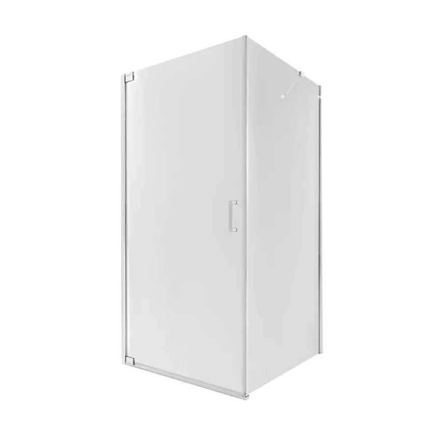 Душова кабіна Qtap Aquarius CRM1099SC6 90х90 см, скло Clear 6 мм, CalcLess, без піддона