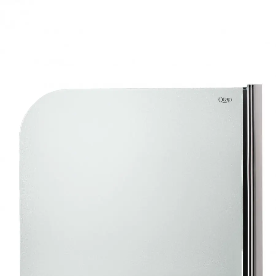 Штора на ванну Qtap Standard CRM407513APR скло Pear 6 мм, 75х130 см, права