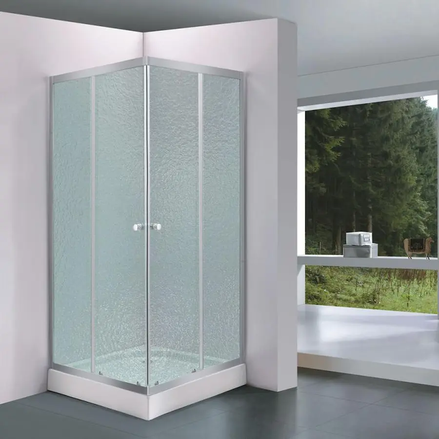 Душова кабіна Lidz Wawel SC80x80.SAT.LOW.FR, скло Frost 4 мм