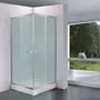 Душова кабіна Lidz Wawel SC80x80.SAT.LOW.FR, скло Frost 4 мм