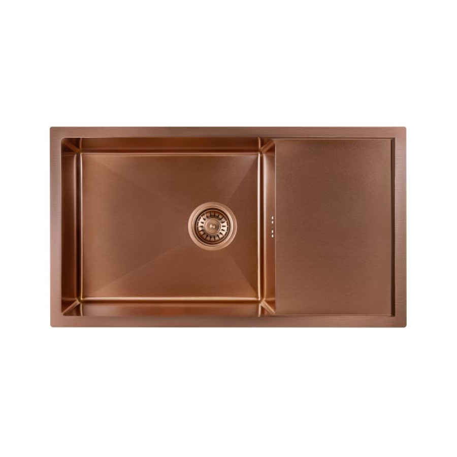 Кухонна мийка Qtap D7844BR 3.0/1.2 мм Bronze (QTD7844BRPVD12)