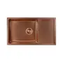 Кухонна мийка Qtap D7844BR 3.0/1.2 мм Bronze (QTD7844BRPVD12)