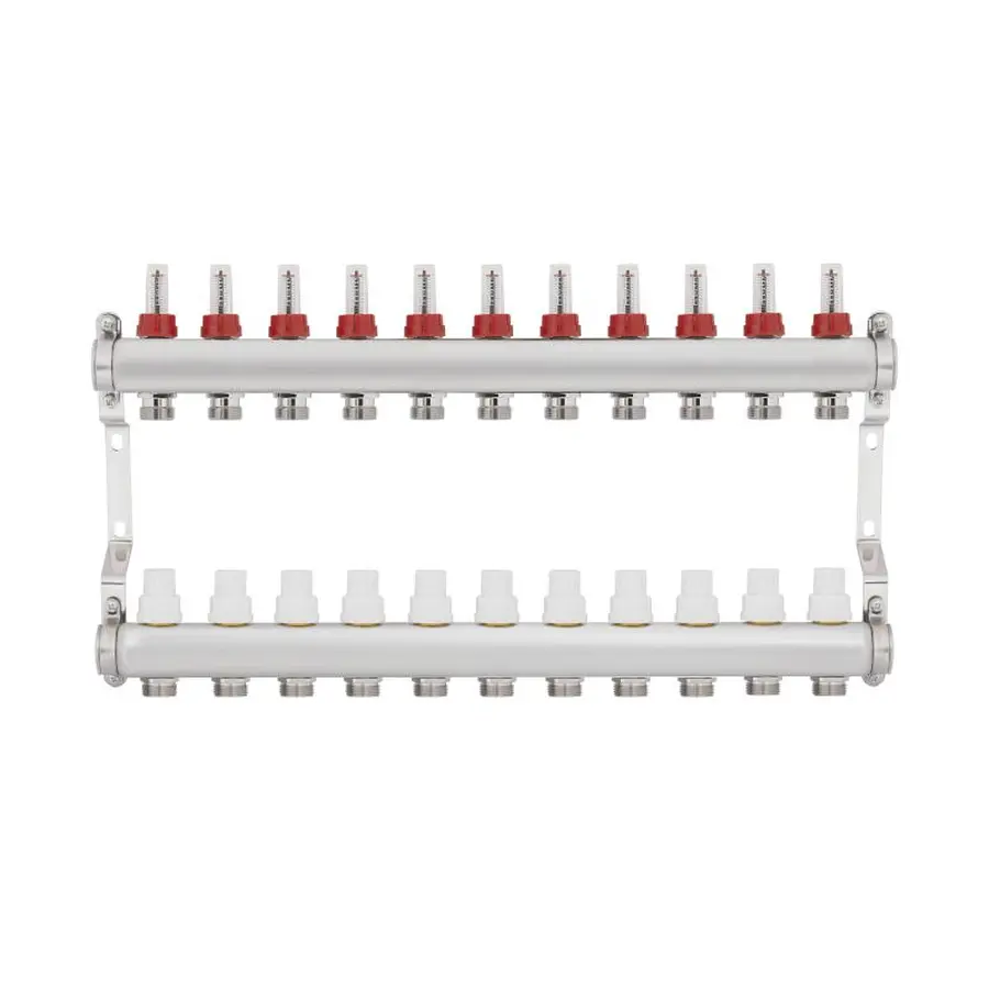Колектор з витратомірами SD Plus 1" 11 виходів SD00411