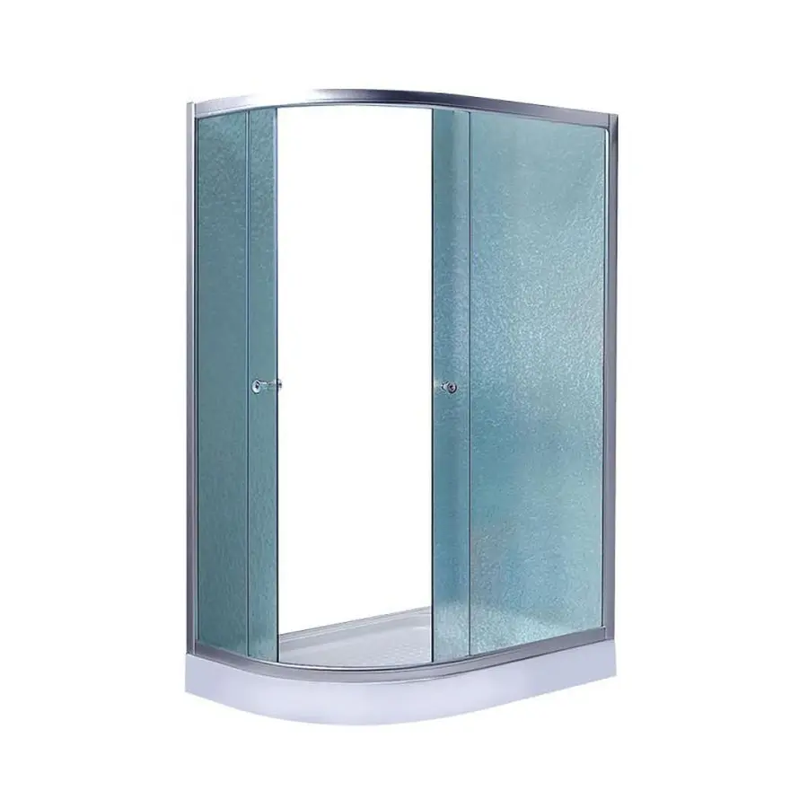 Душова кабіна Lidz Latwa SC120x85R.SAT.LOW.FR, скло Frost 5 мм, права