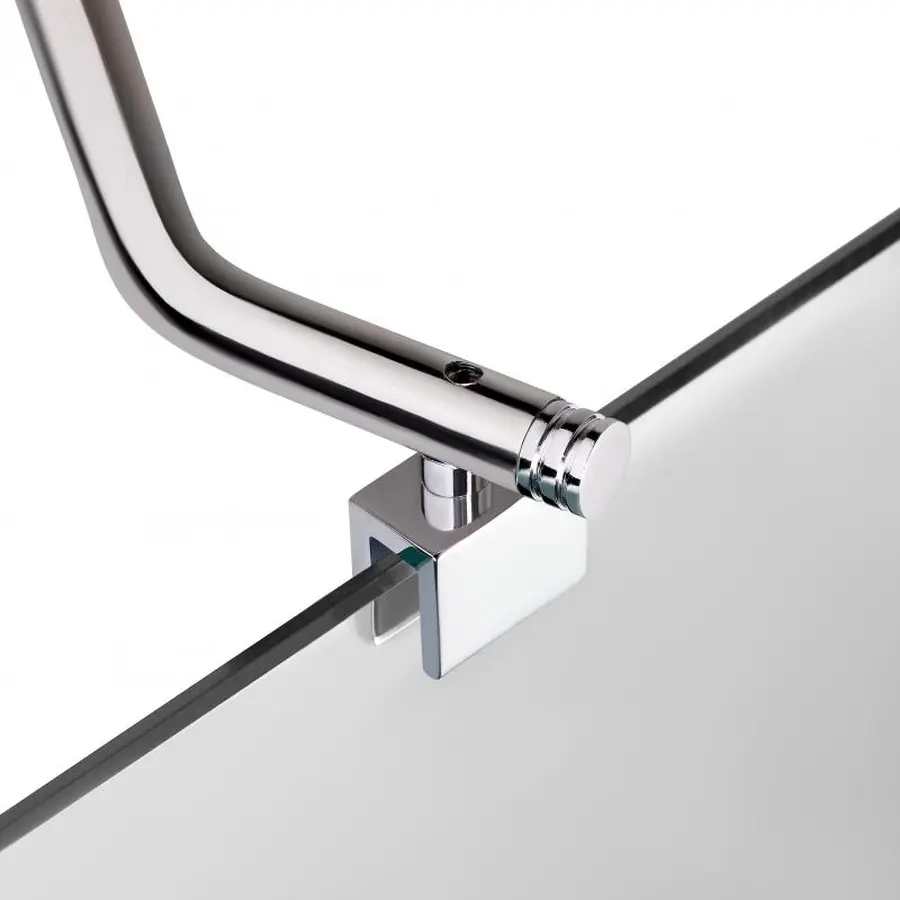 Штора на ванну Lidz Brama SS120x140R.CRM.TR скло прозоре, 6 мм, права