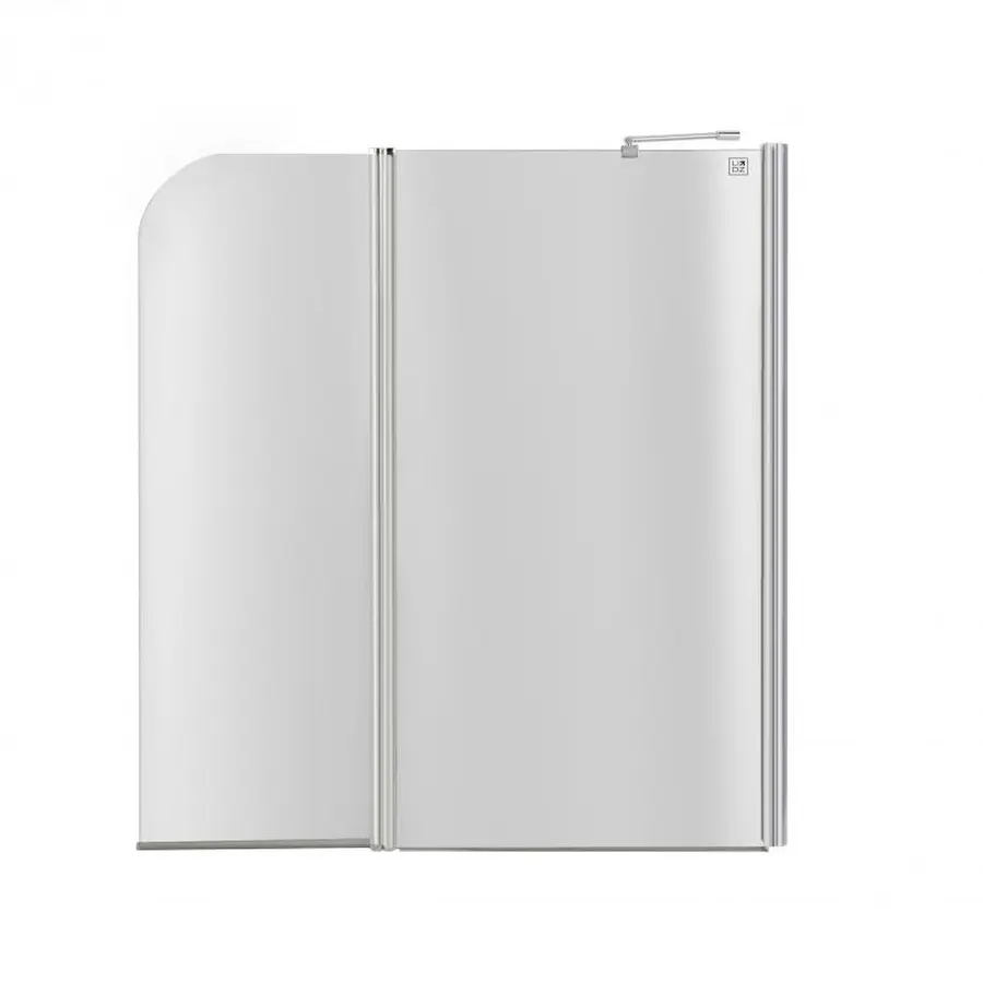 Штора на ванну Lidz Brama SS120x140R.CRM.TR скло прозоре, 6 мм, права