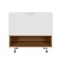 Тумба підлогова Qtap Robin 800х616х437 White/Whitish oak зі стільницею QT1380TNН8001WWO